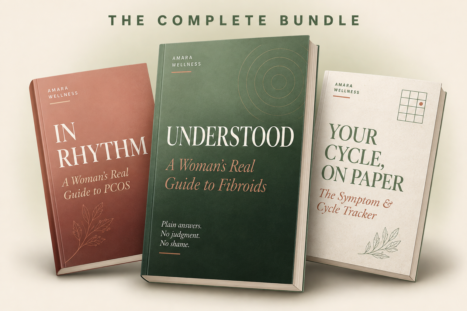 The complete bundle: In Rhythm, Understood and Your Cycle, On Paper